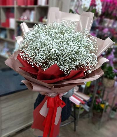 Букет цветов из: Гипсофила в Новой Усмани